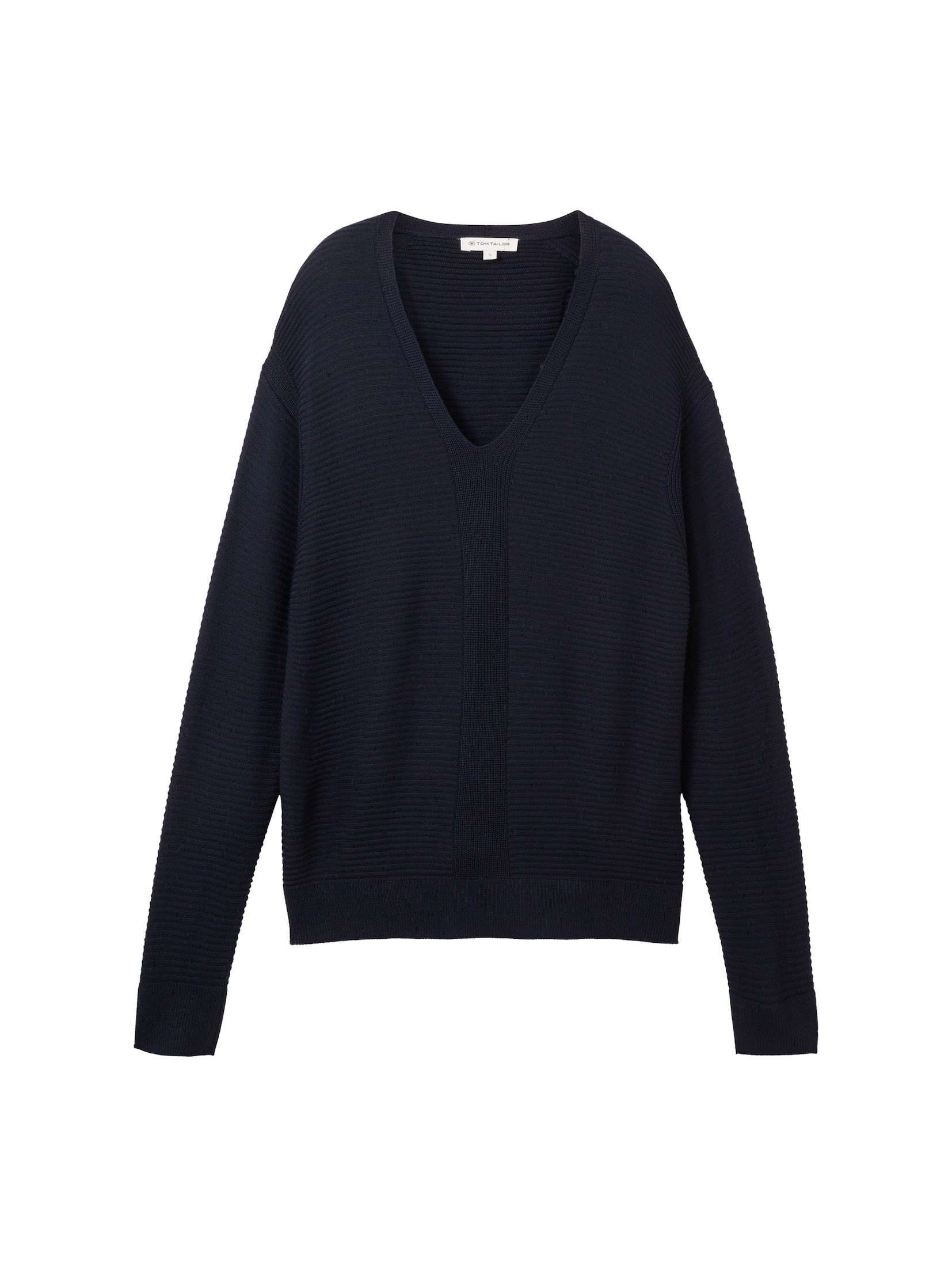 TOM TAILOR Strickpullover Pullover mit V-Ausschnitt