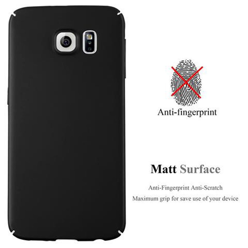Cadorabo Handyhülle für Samsung Galaxy S6 Hülle Samsung Galaxy S6, Handy Schutzhülle - Hülle - Robustes Hard Cover Back Case Bumper