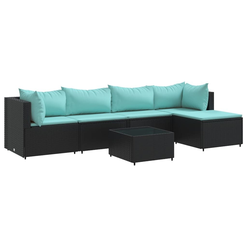 vidaXL Gartenlounge-Set 6-tlg. Garten-Lounge-Set mit Kissen günstig online kaufen