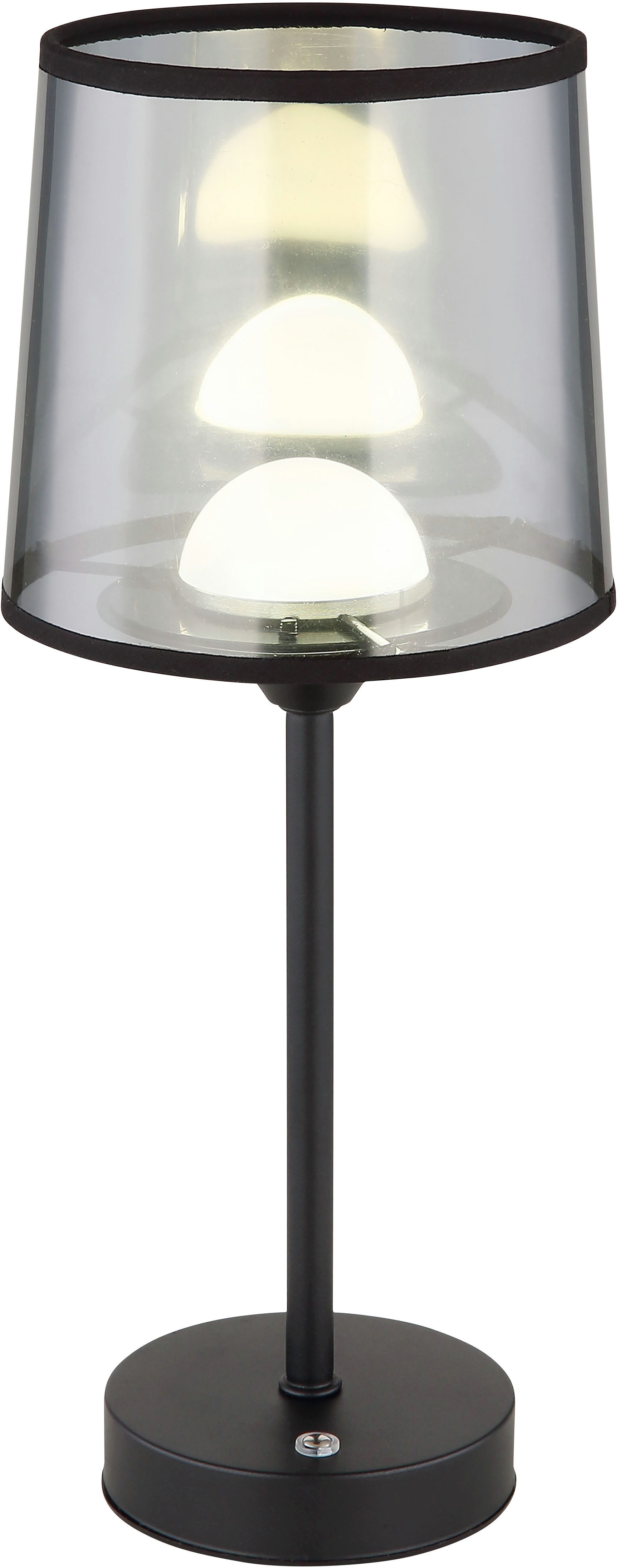 GLOBO LIGHTING LED Tischleuchte LUNKI, Dimmfunktion, Memoryfunktion, mehrere Helligkeitsstufen, LED fest integriert, Tischlampe/Wohnzimmer/Flur/Schlafzimmer/Touch Ein/Aus