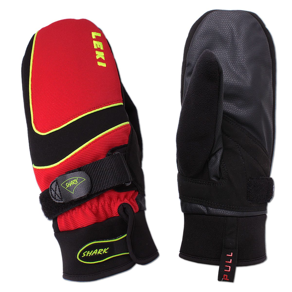 Leki Варежки Shark Thermo Перчатки Skihandschuhe mit Finger-Channels und Shark System, kompatibel mit Leki-Stöcken