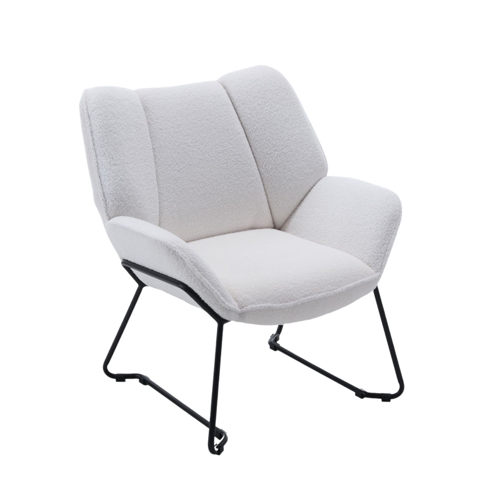 CHAIRUS Sessel Relaxsessel Ohrensessel Freizeitsessel Polsterstuhl mit Metallbeinen (1-St), Gepolsterter Lehnensessel für Wohnzimmer, Schlafzimmer