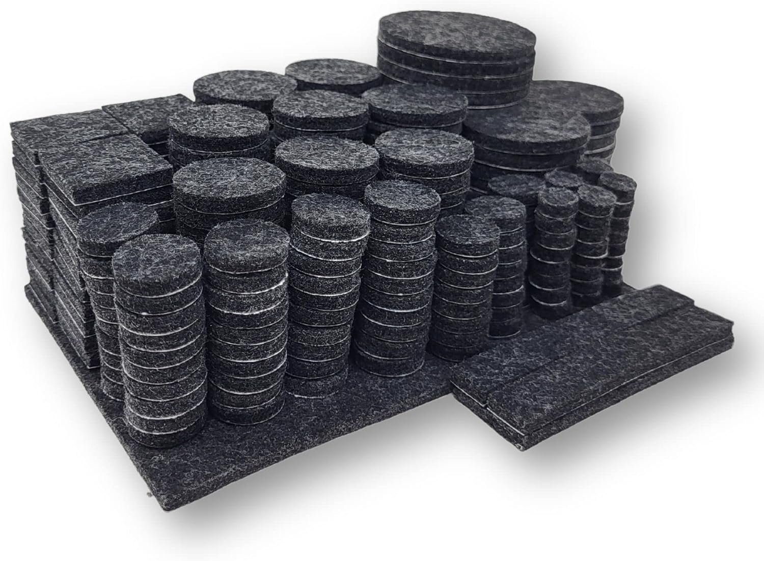 ToCi Filzgleiter 300x Filzgleiter Schwarz div. Größen selbstklebend Möbel Bodenschutz