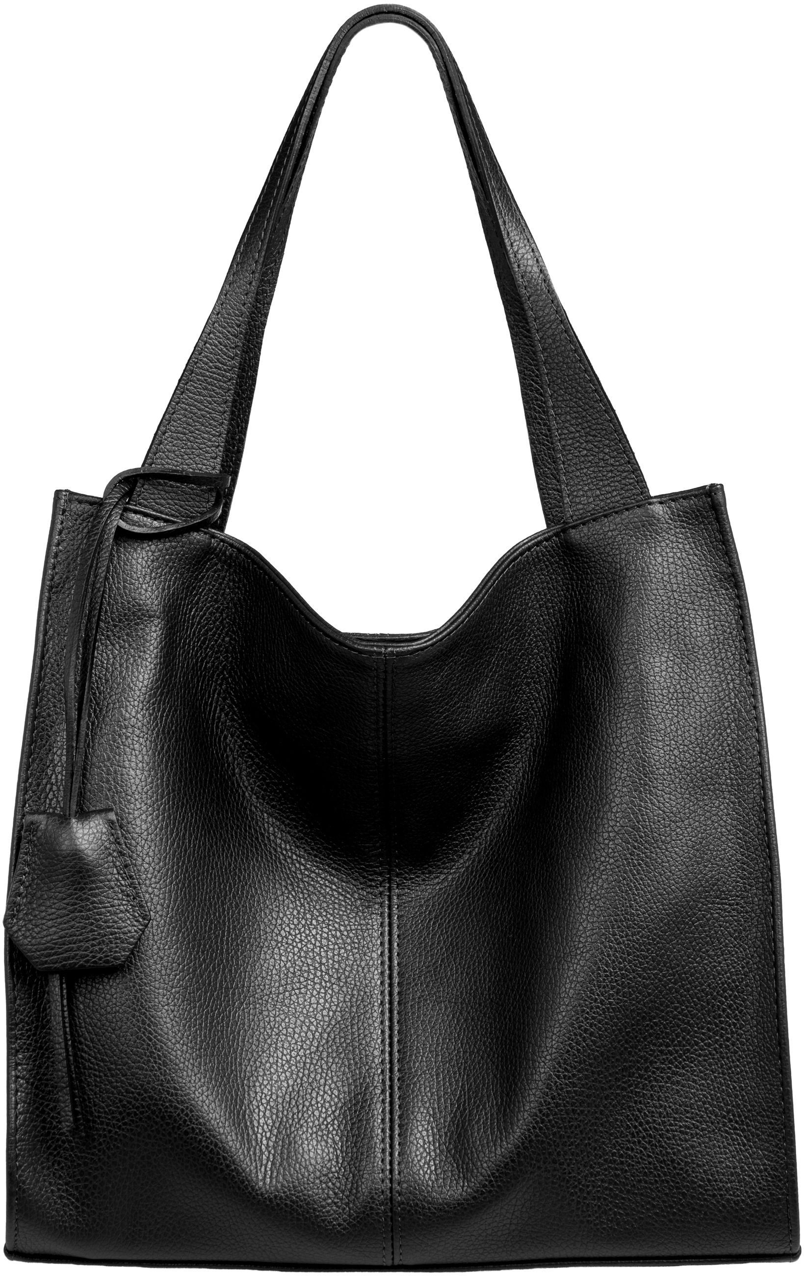 Caspar Schultertasche Großer XL Damen Leder Shopper Tasche - PREMIUM LINE - günstig online kaufen