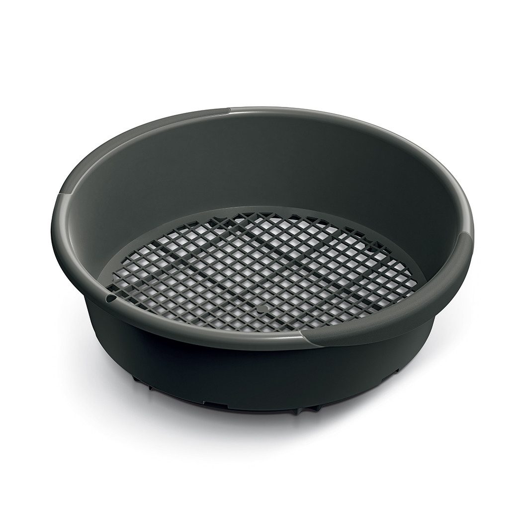 Gartensieb Gartensieb aus Kunststoff runder Ø 37cm Durchwurfsieb Mesh 10mm
