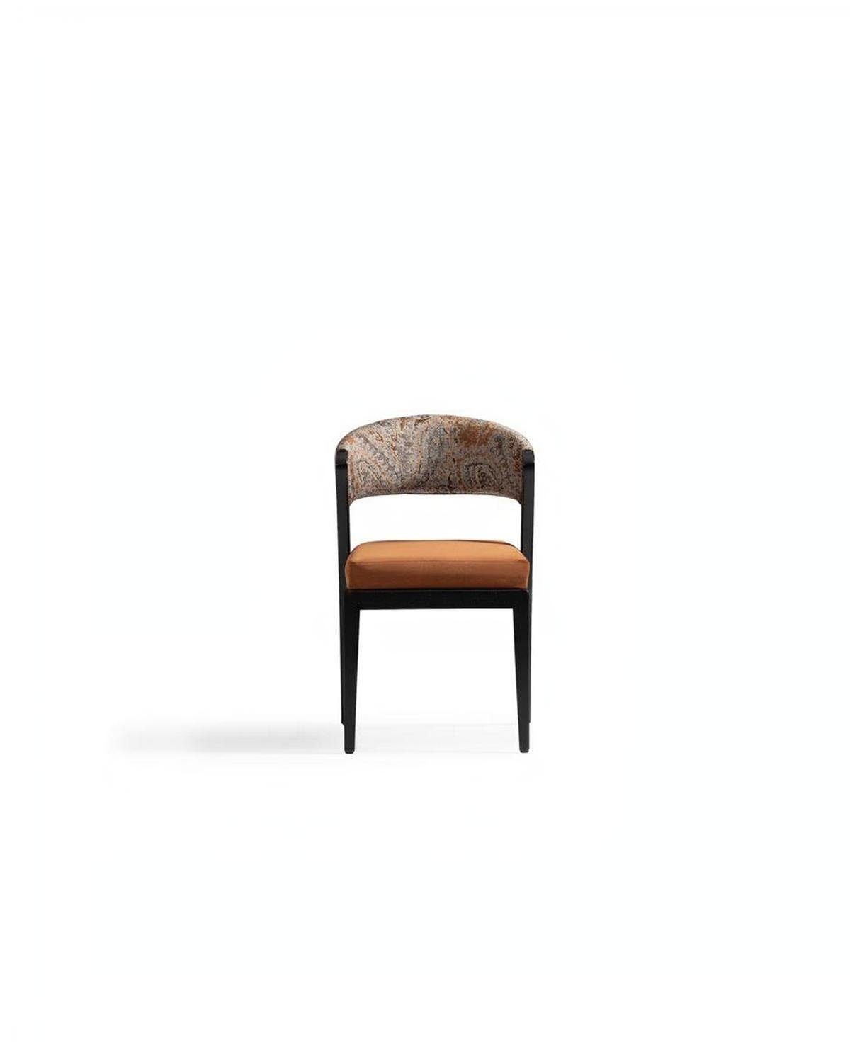 JVmoebel Esszimmerstuhl Orange Esszimmerstühle Stuhl Set 6tlg Stühle Gruppe Holz (6 St), Made in Europa