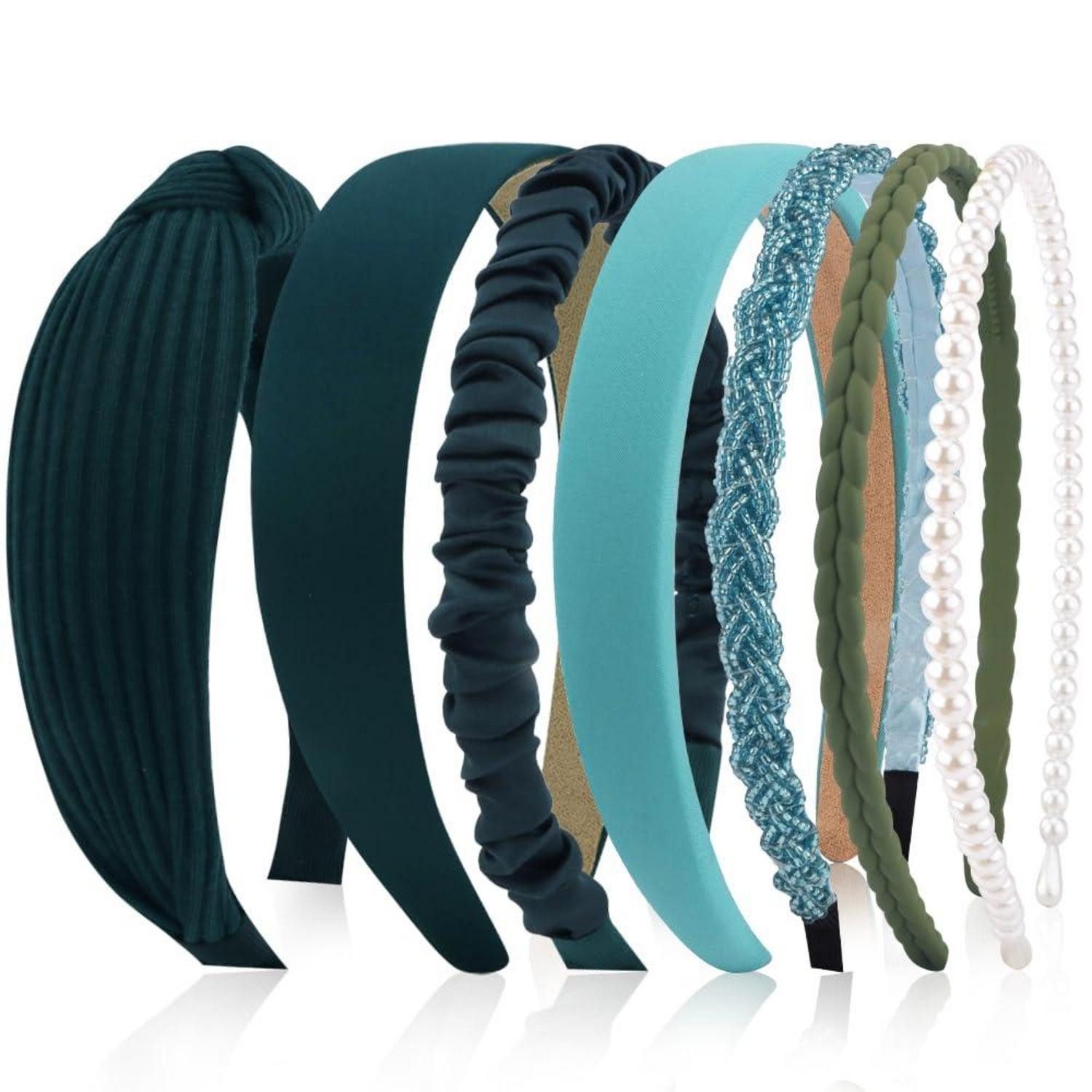 Haarreif 7-teiliges Haarreifen-Set Damen, verschiedene Modelle, Perlen