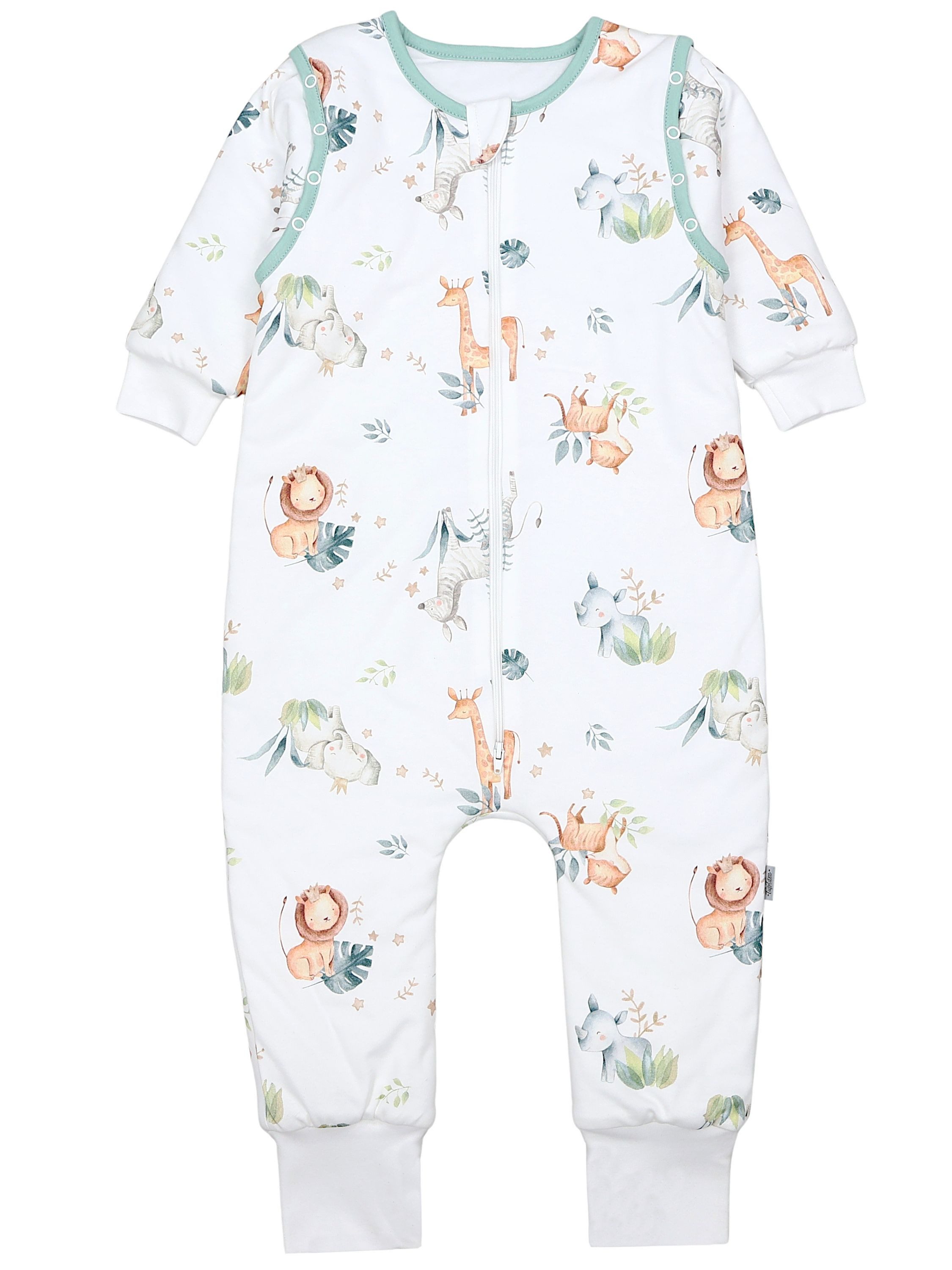 TupTam Babyschlafsack Schlafsack mit Beinen, abnehmbare Ärmel 2.5 TOG Ganzjahr