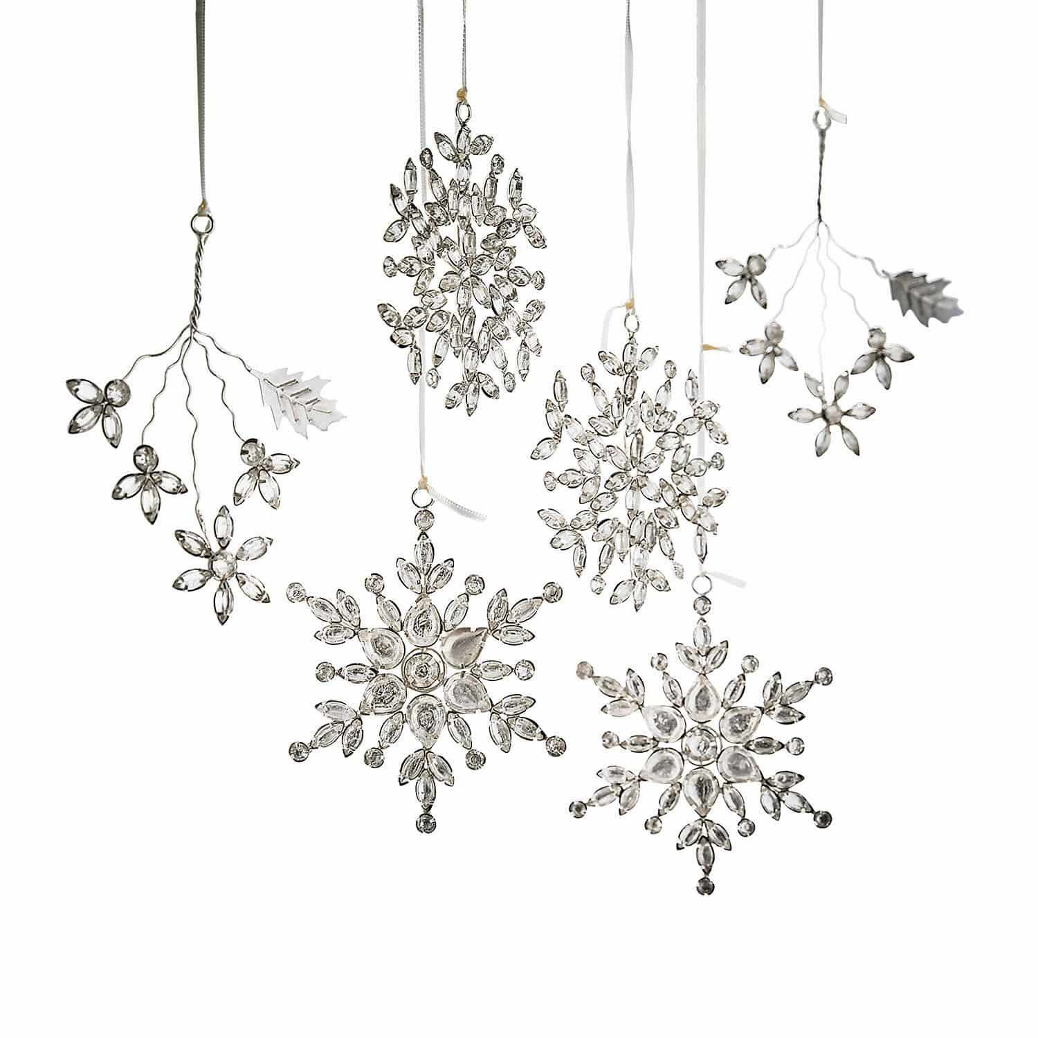 Mirabeau Christbaumschmuck Weihnachtsschmuck 6er Set Allegan silber, none