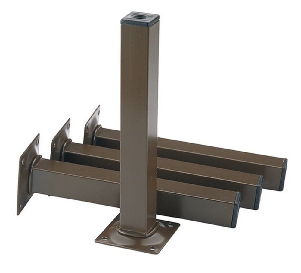 Möbelfuß 4er Pack ALFER ELEMENT SYSTEM 11101-00012 Möbelfuß verchromt 25 x 25