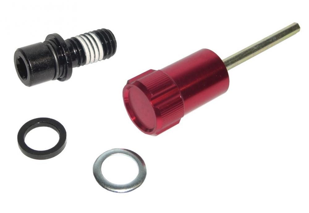 RockShox Federgabel Rebound Adjuster Knob/Bolt Kit Aluminum 11.4310.645.000 Red Short