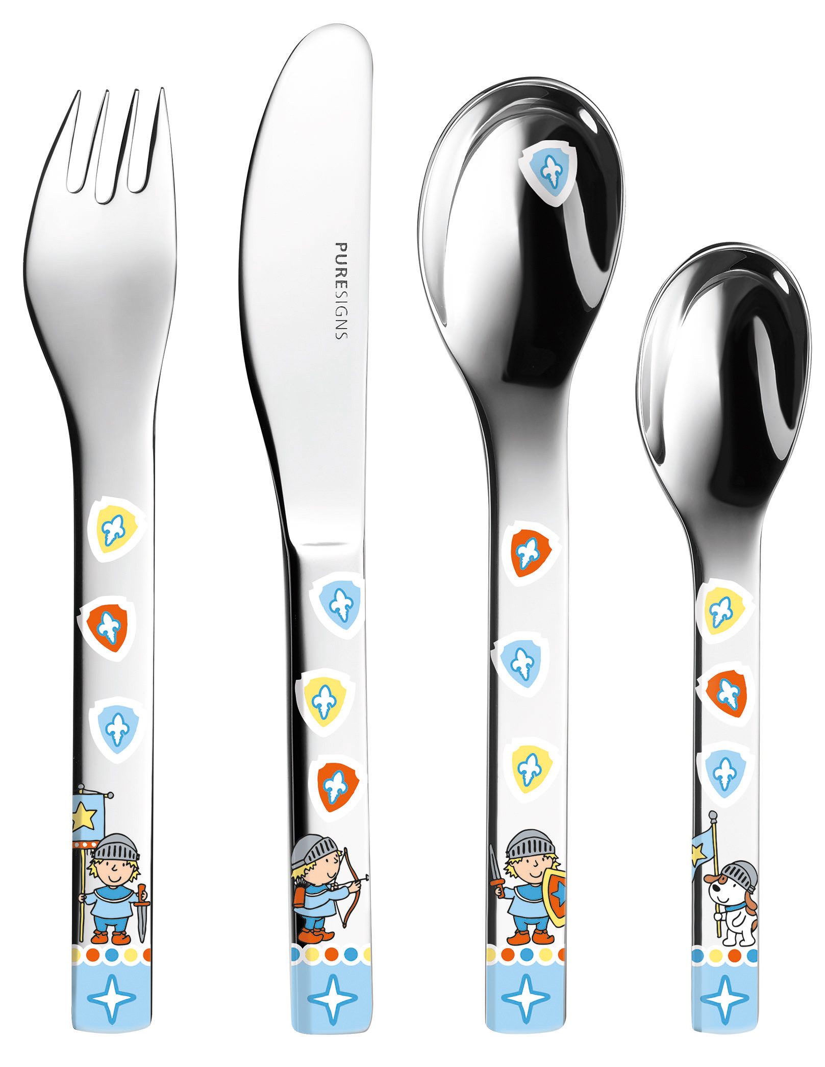 PURESIGNS Kindergeschirr-Set MIKO (7-tlg), 1 Personen, Edelstahl 18/10, Porzellan, Plastikfreier Essgenuss für die Kleinen – Bild 4 von 5