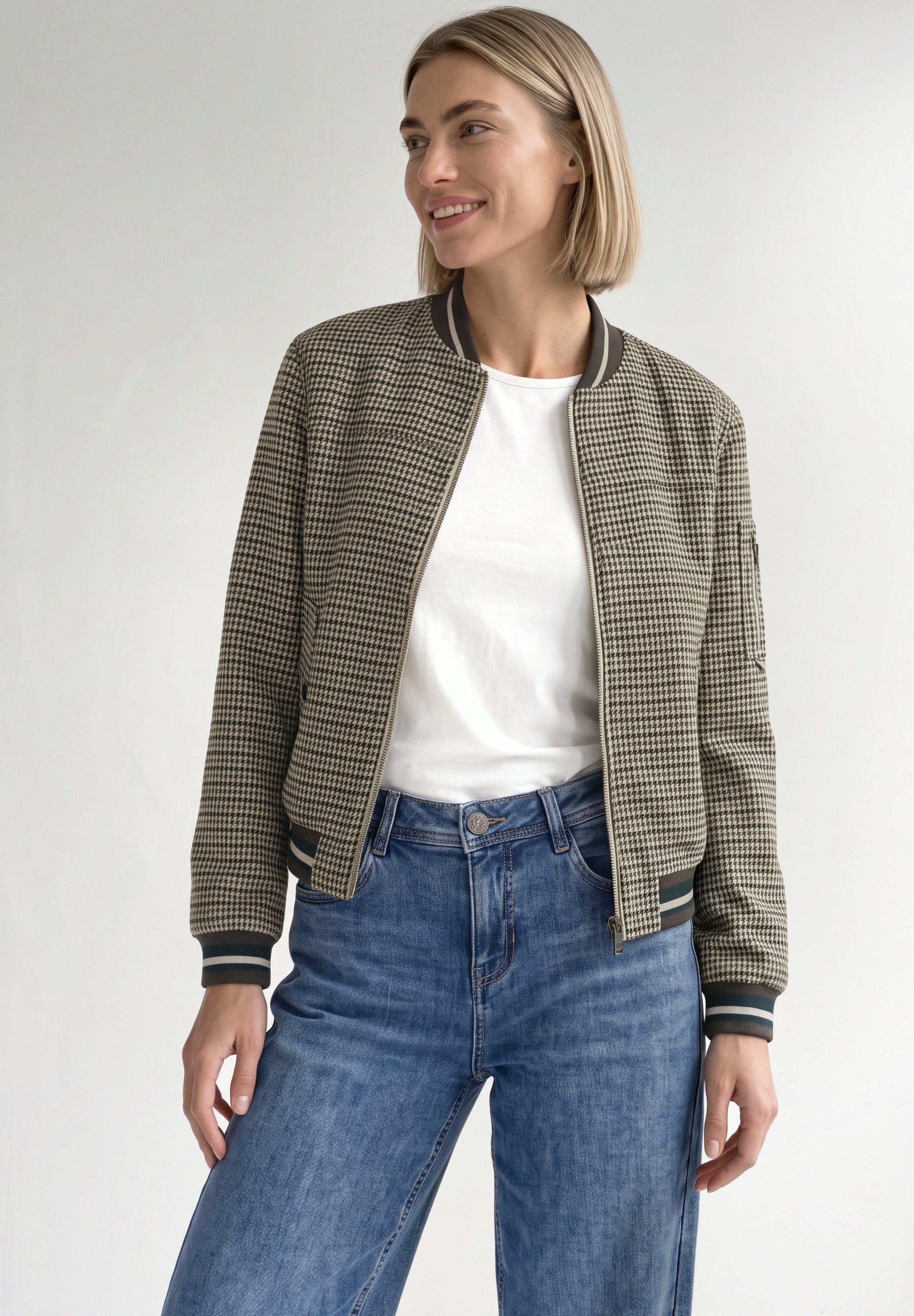 STREET ONE Blouson mit Karomuster