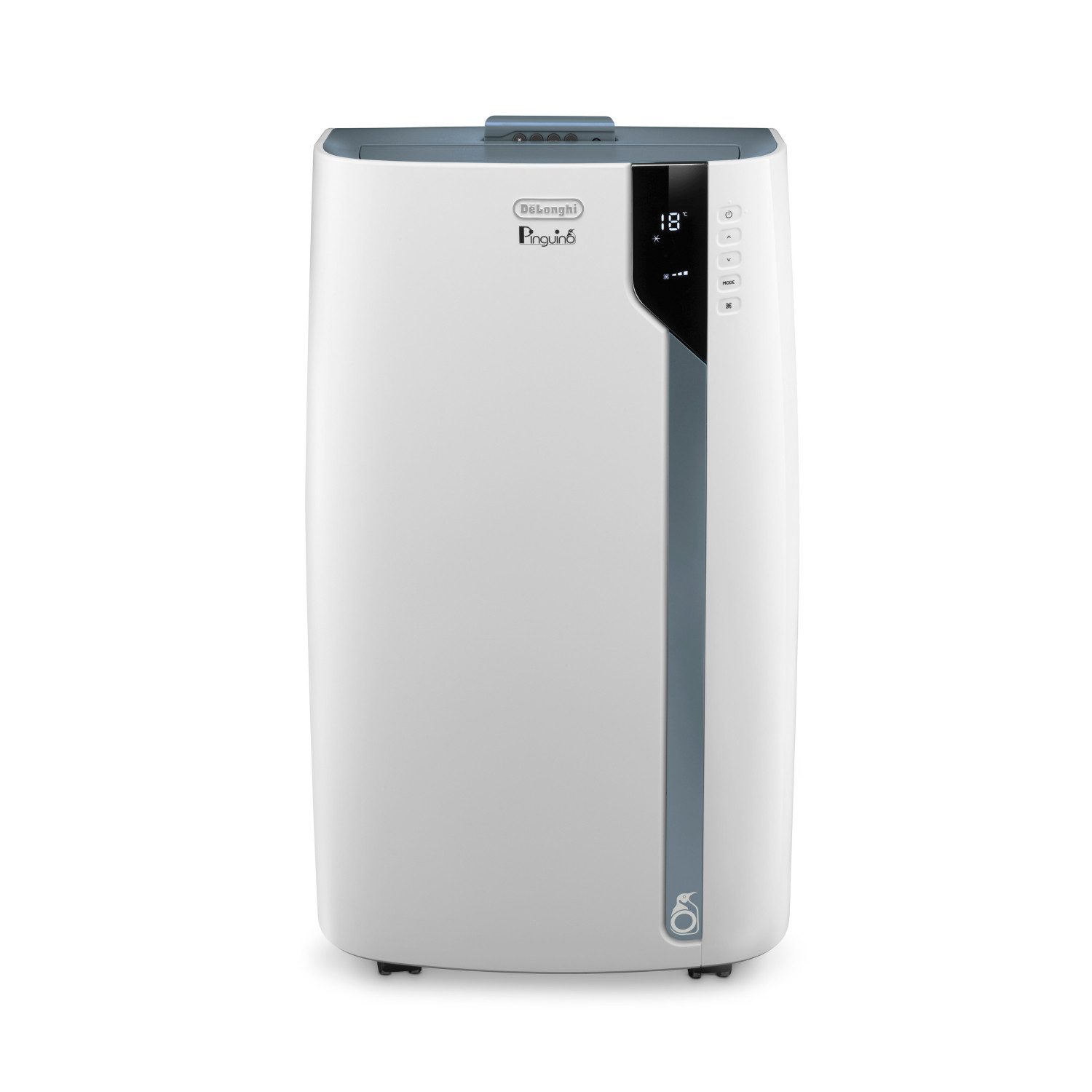 De'Longhi 3-in-1-Klimagerät Pinguino EX105 – der Energieeffizienteste, 30m² Räume, A+++, 10.000 BTU/h, 2,5Kw, Luftentfeuchtermodus, 63dB