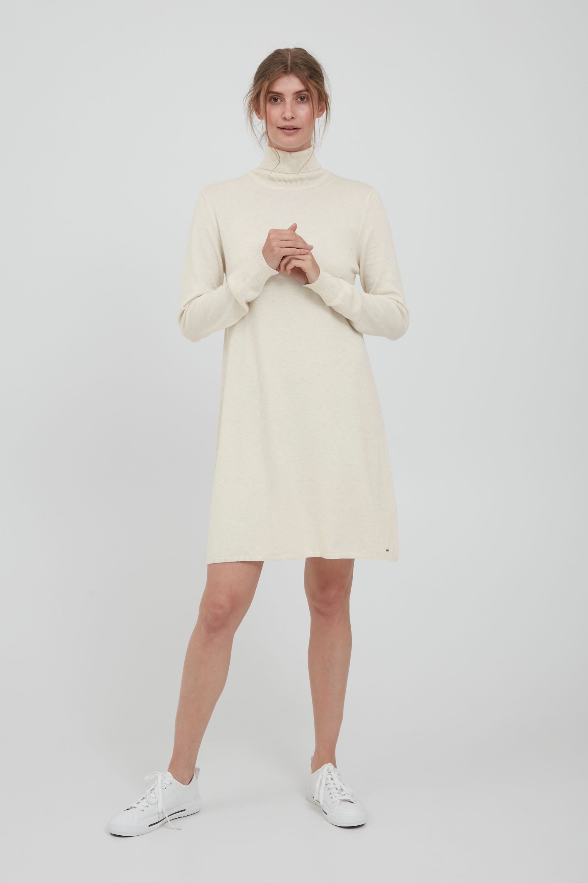 OXMO Strickkleid OXWinala Strickkleid mit Rollkragen günstig online kaufen