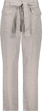 Monari Stoffhose Leichte Hose mit aufgesetzten Taschen und Bindeband