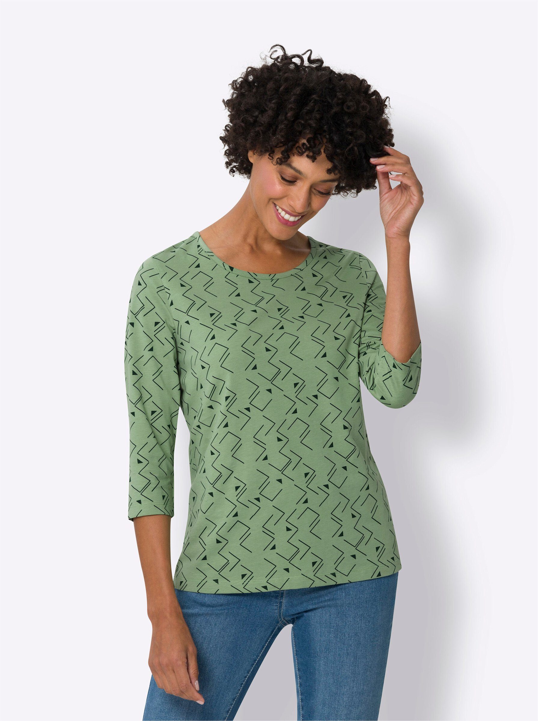 Sieh an! T-Shirt Shirt 3/4-Arm günstig online kaufen