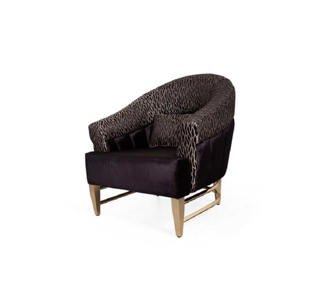 JVmoebel Sessel Sessel Luxus Design Textil Italienischer Stil Möbel Lounge Lehnstuhl