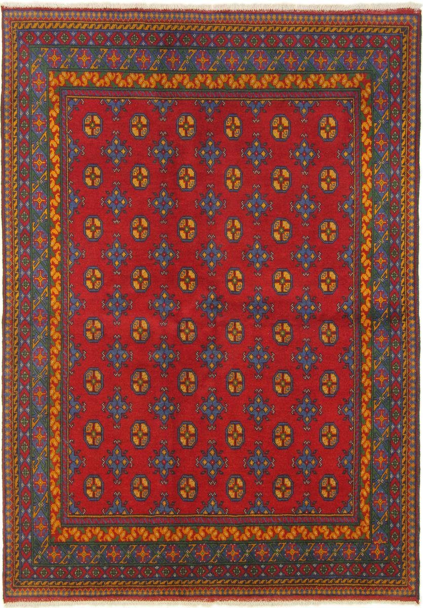 Orientteppich Afghan Akhche 168x239 Handgeknüpfter Orientteppich, Nain Trading, rechteckig, Höhe: 6 mm