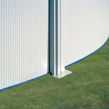 Gre Ovalpool Varadero (Set), 5-tlg., Stahlwandpool, BxLxH: 350x520x122 cm