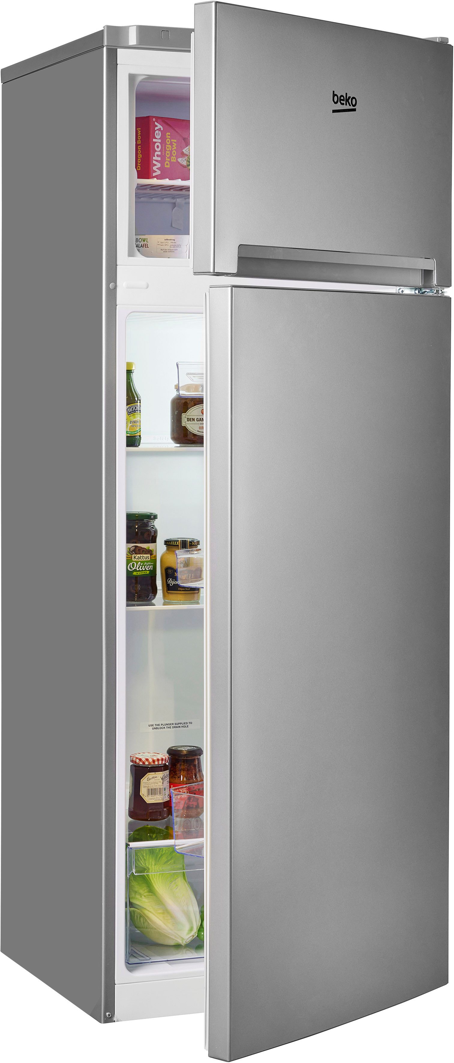 BEKO Top Freezer RDSA240K40SN 7519720068, 146,5 cm hoch, 54 cm breit