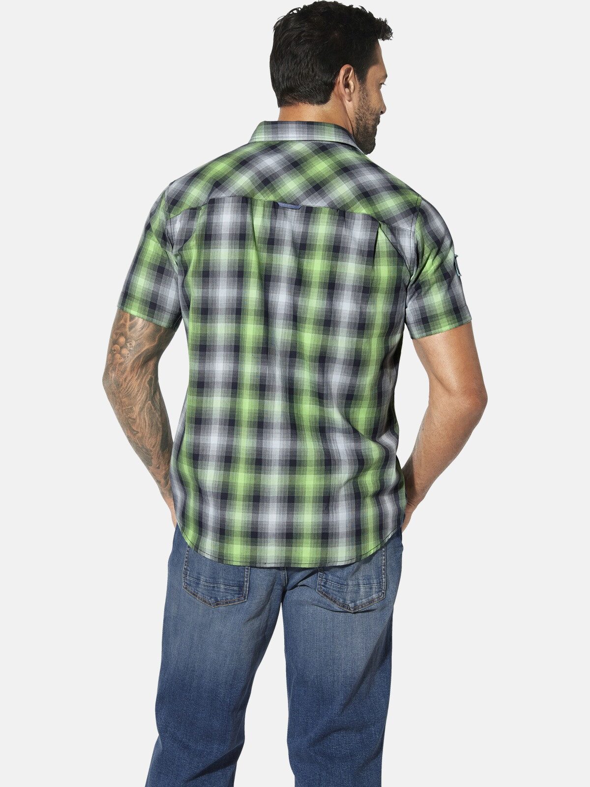 Jan Vanderstorm Kurzarmhemd HILSING im Karomuster günstig online kaufen