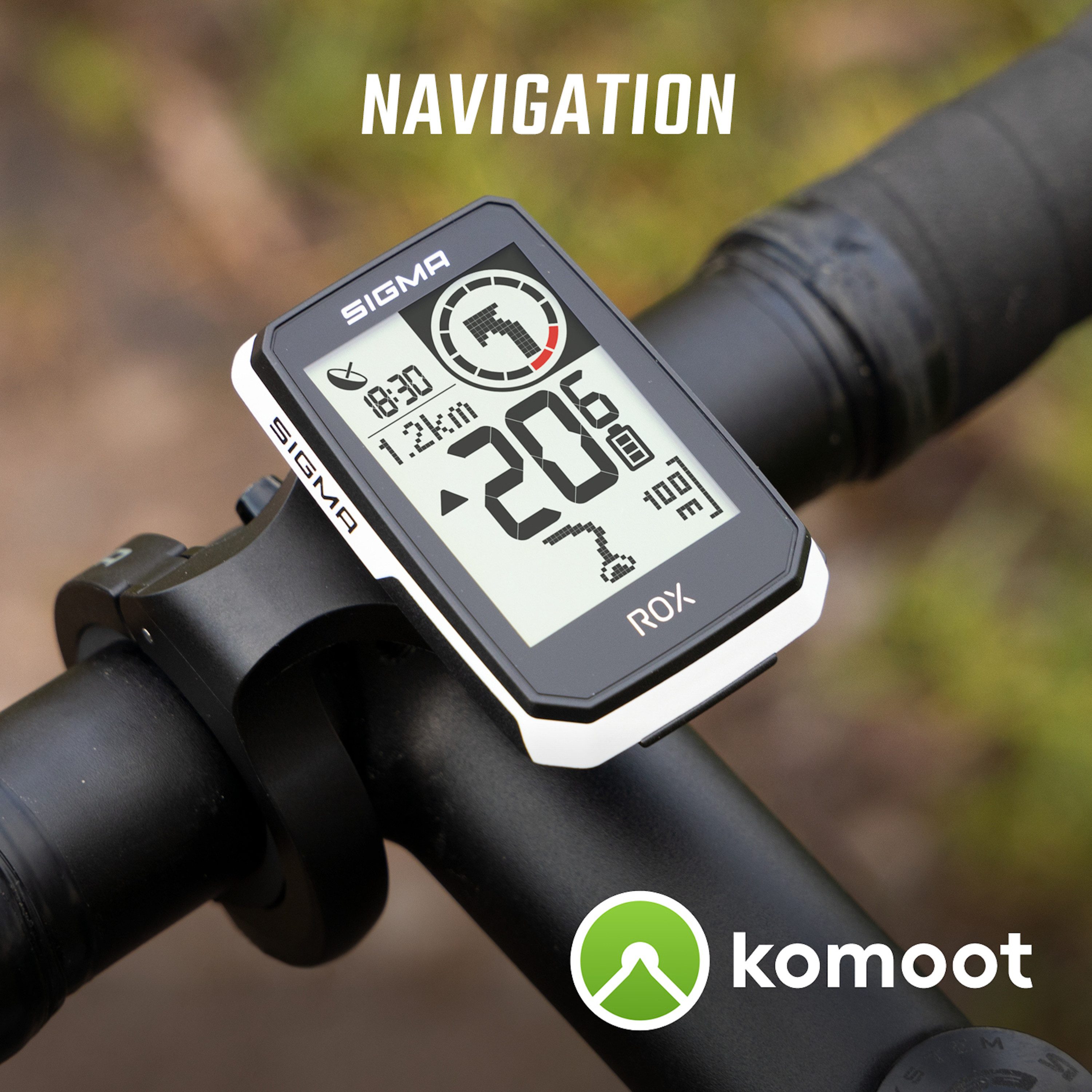 SIGMA Fahrradcomputer Rox 2.0 Endurance GPS Fahrradtacho Fahrradnavi