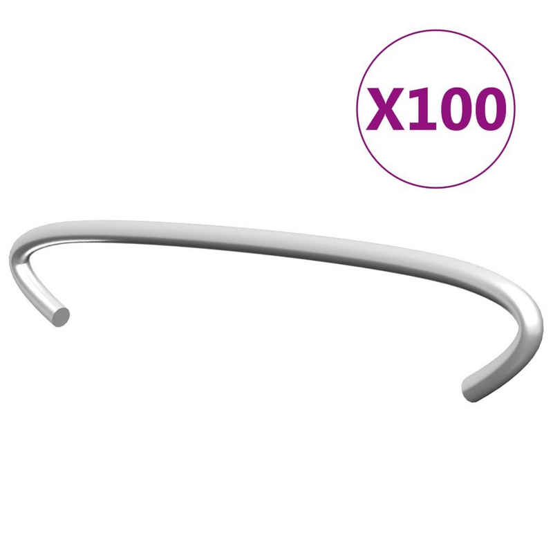 vidaXL Draht Gabionen-Distanzhalter 100 Stk. Verzinkter Stahl 10 cm, (100St)