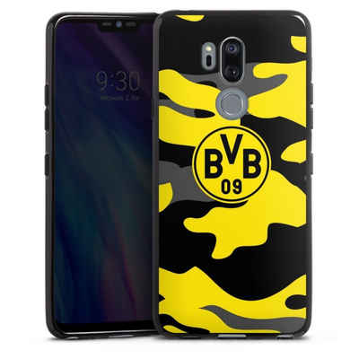 DeinDesign Handyhülle BVB Borussia Dortmund Fanartikel BVB Camo, LG G7 ThinQ Silikon Hülle Bumper Case Handy Schutzhülle