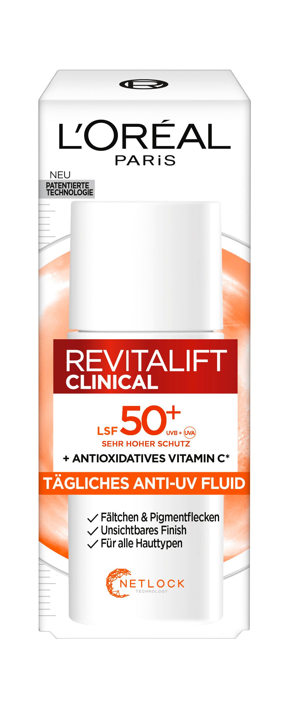 L'ORÉAL PARIS Sonnenschutzfluid Feuchtigkeitspflege mit LSF, mit Lichtschutzfaktor