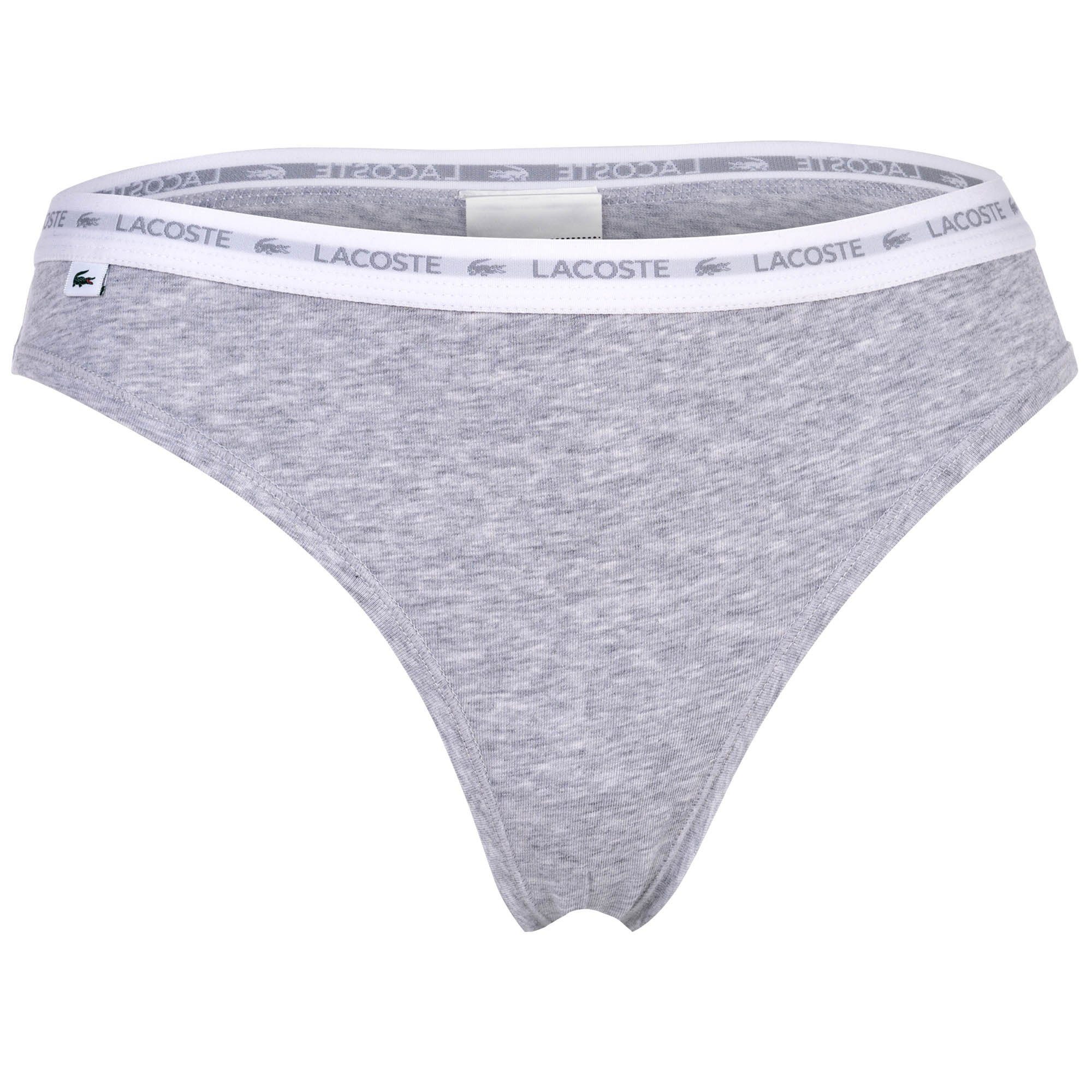 Lacoste String Damen String 3er Pack Baumwolle (Packung, 3er Pack)