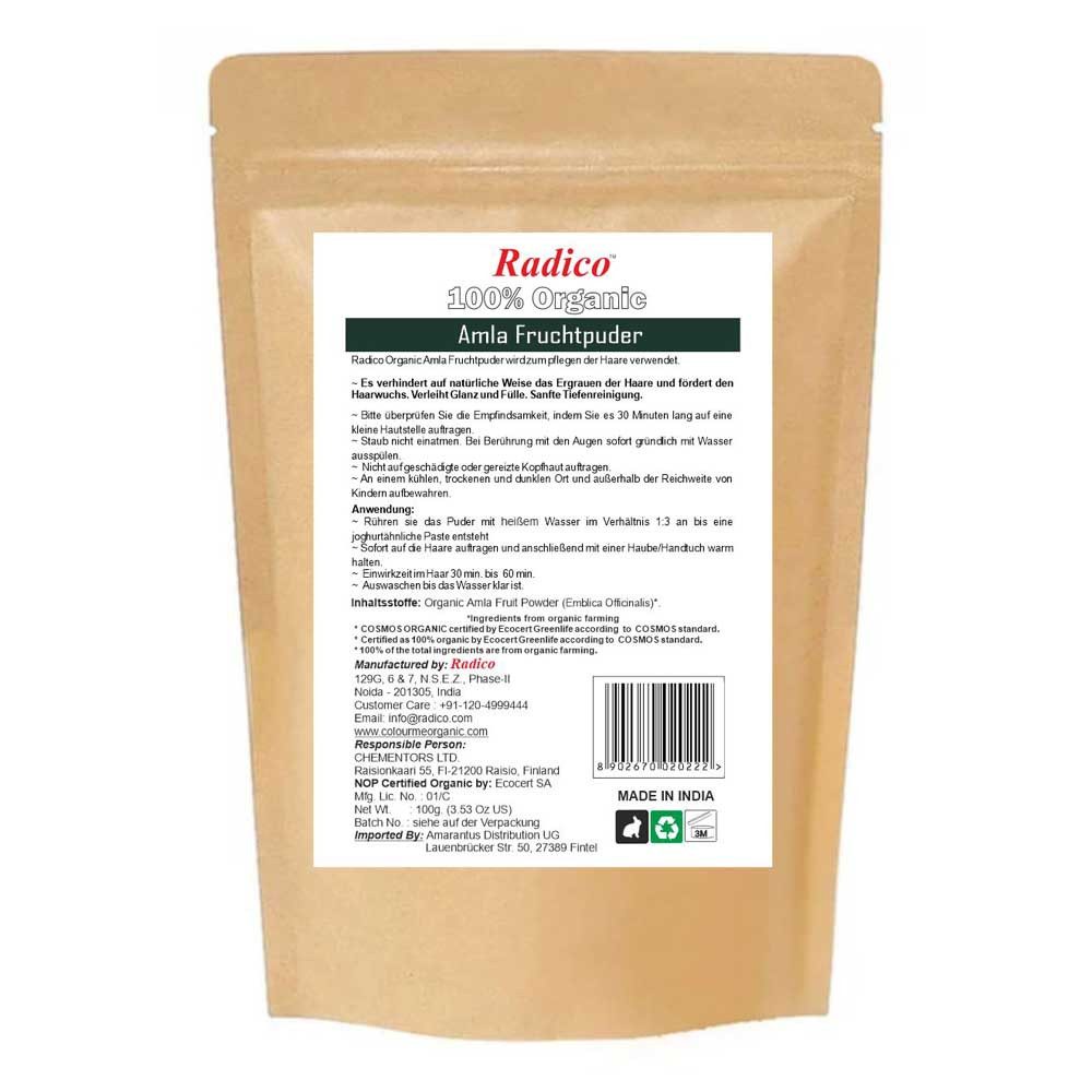 Radico Haarkur Haarpflege Fruchtpuder - Amla 100g