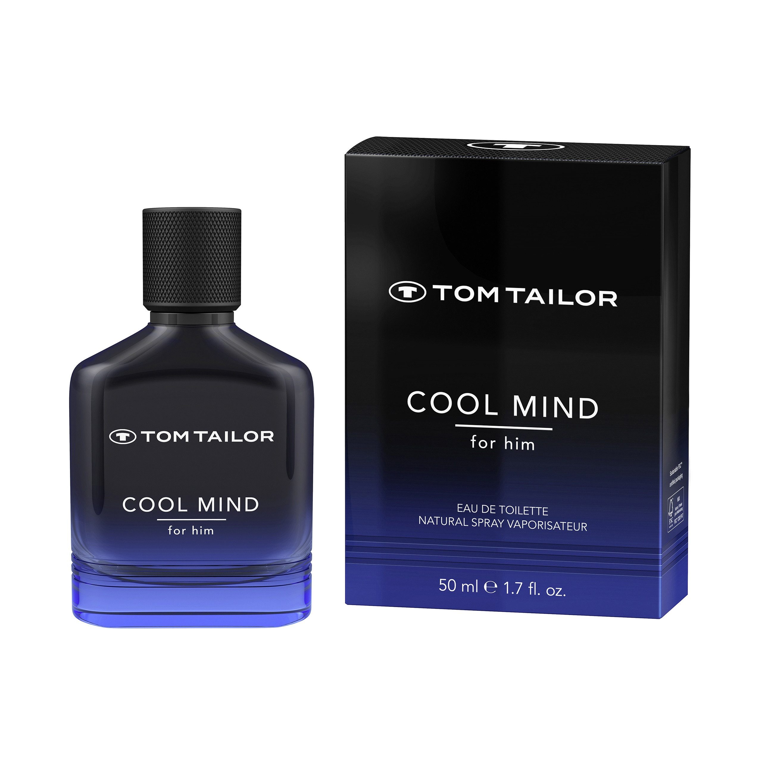 TOM TAILOR Eau de Toilette COOL MIND, orientalische Duftrichtung, Kopfnote Zimt und Ananas
