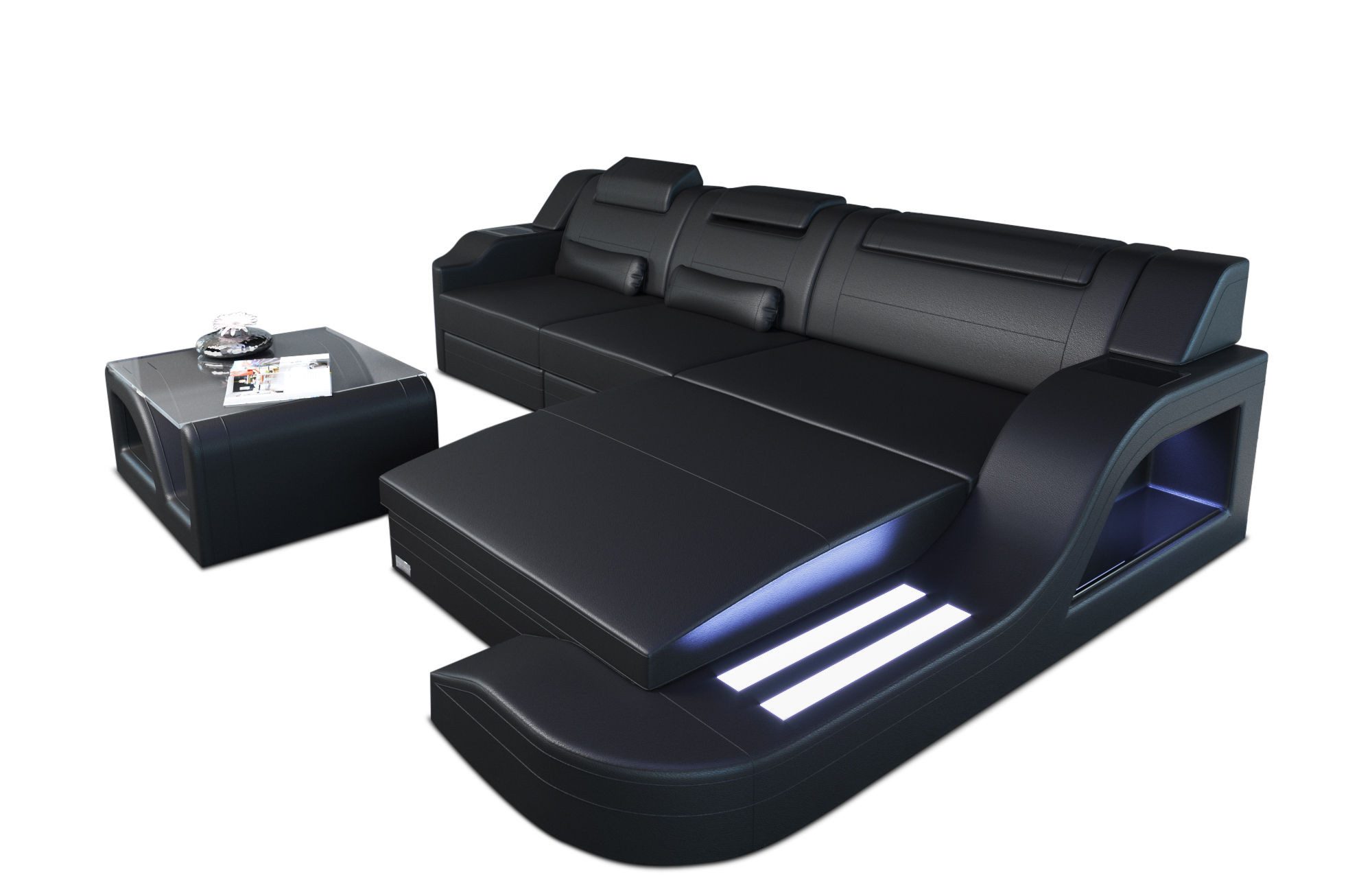 Sofa Dreams Ecksofa Ledersofa Palermo L günstig online kaufen