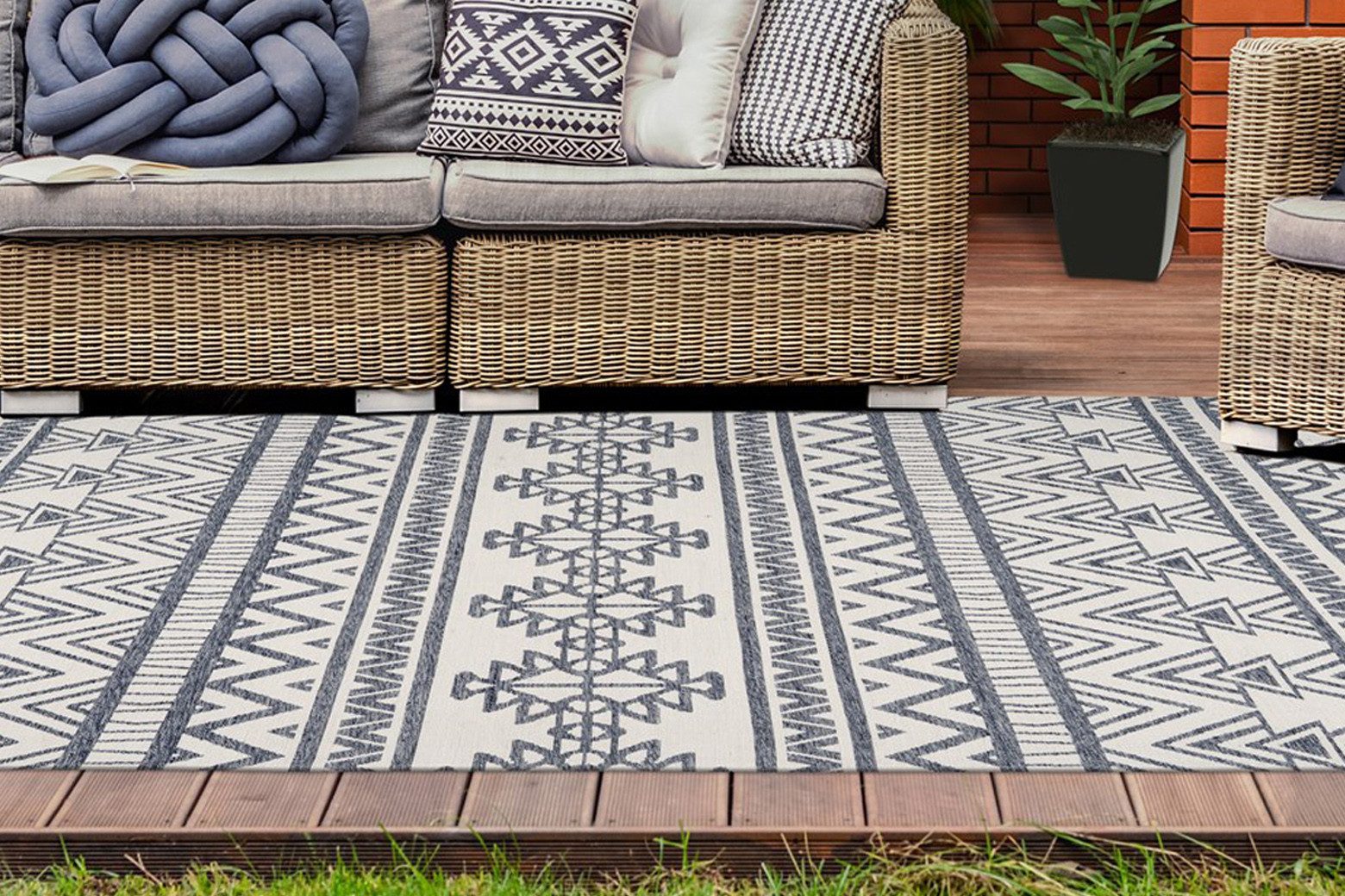 Arte Espina Teppich Yoga 500, rechteckig, Höhe: 10 mm, Teppich für Indoor & Outdoor, Fußbodenheizung geeignet, Pflegeleicht