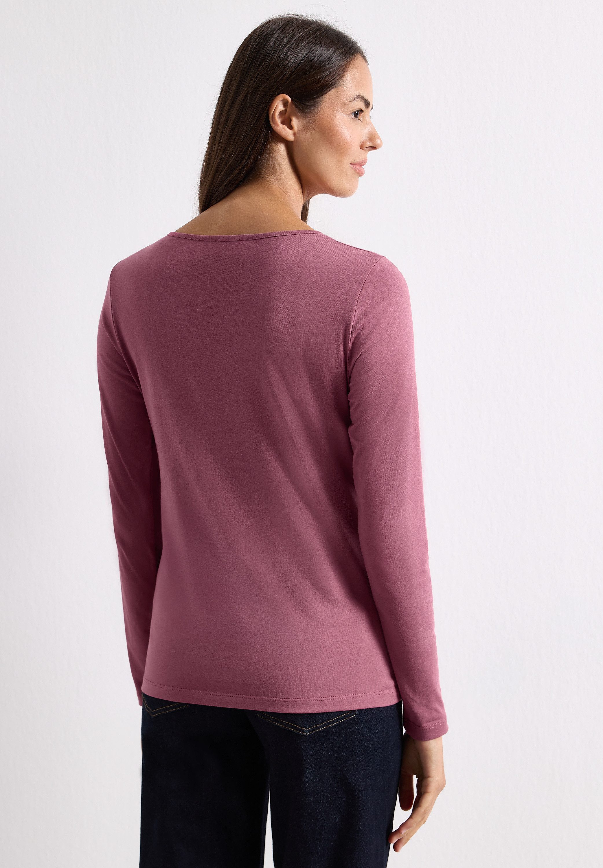 STREET ONE Langarmshirt aus reiner Baumwolle – Bild 2 von 5