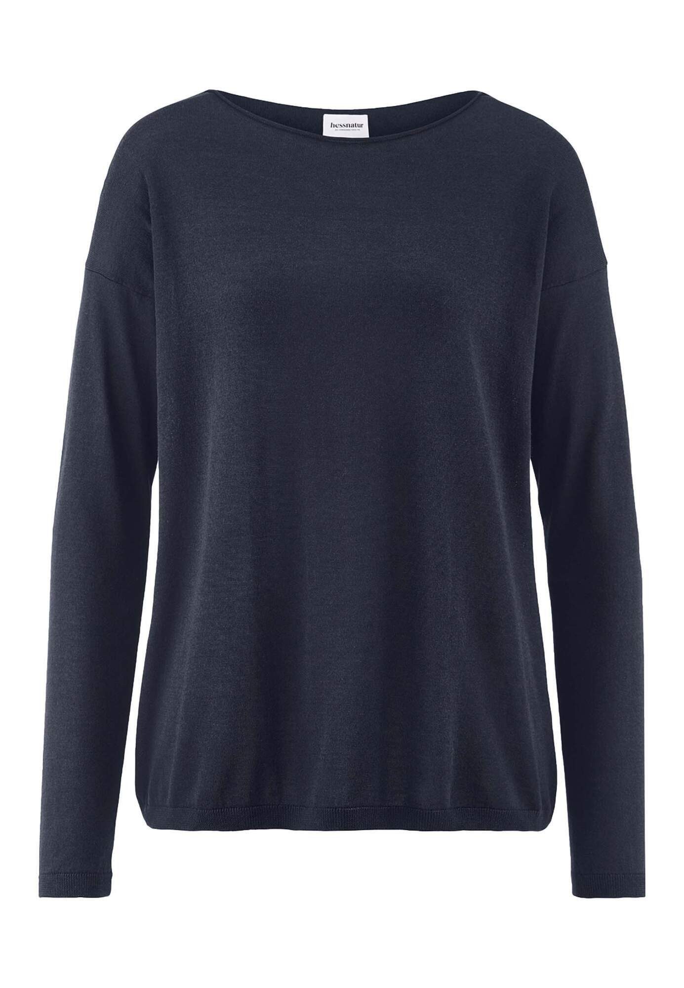 Hessnatur Strickpullover Oversize aus TENCEL™ Lyocell mit Bio-Baumwolle (1-tlg)