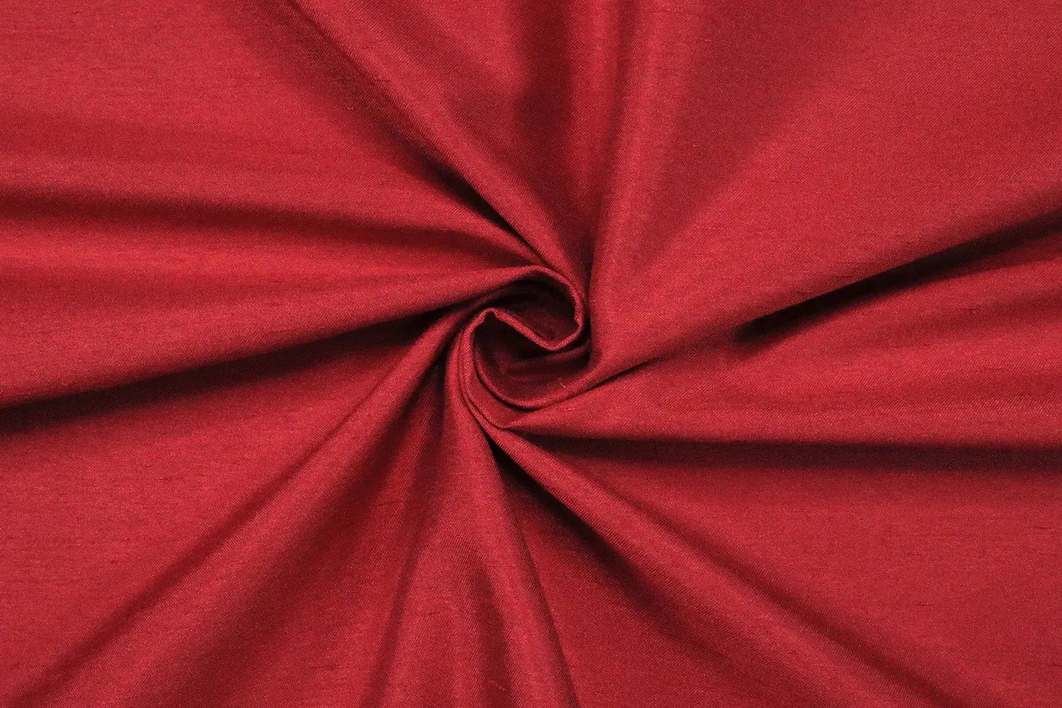 Stofferia Stoff Dekostoff Satin Seidenoptik Opulence Rot, Meterware