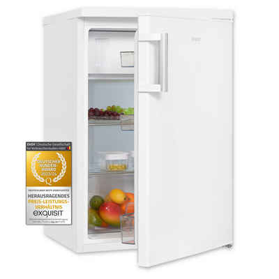 exquisit Kühlschrank KS516-4-E-040E, 85.5 cm hoch, 55 cm breit, 4* Gefrierfach, Butterfach, Türanschlag wechselbar