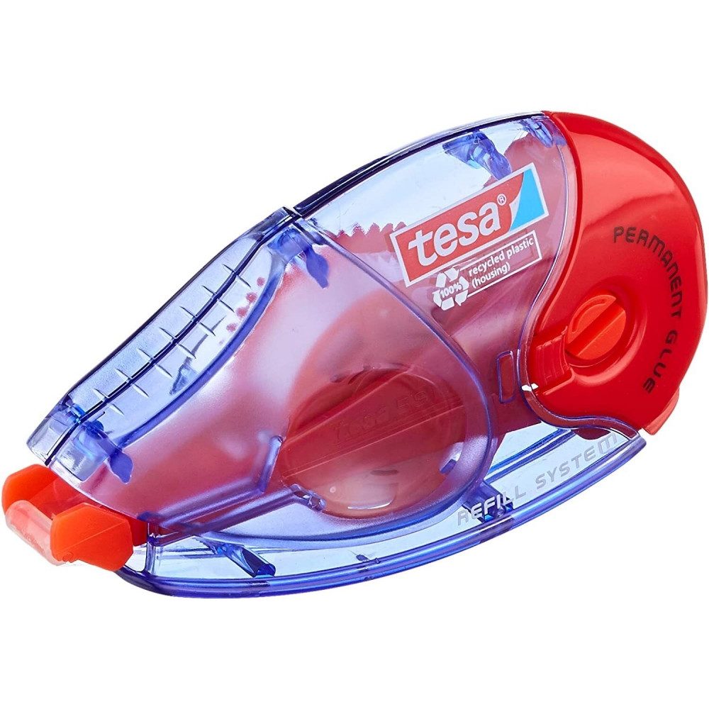 tesa Klebeband Tesa Roller Kleben permanent ecoLog 2x Nachfüllkassetten. (Umweltfreundliches Design, 2 Nachfüllkassetten enthalten)