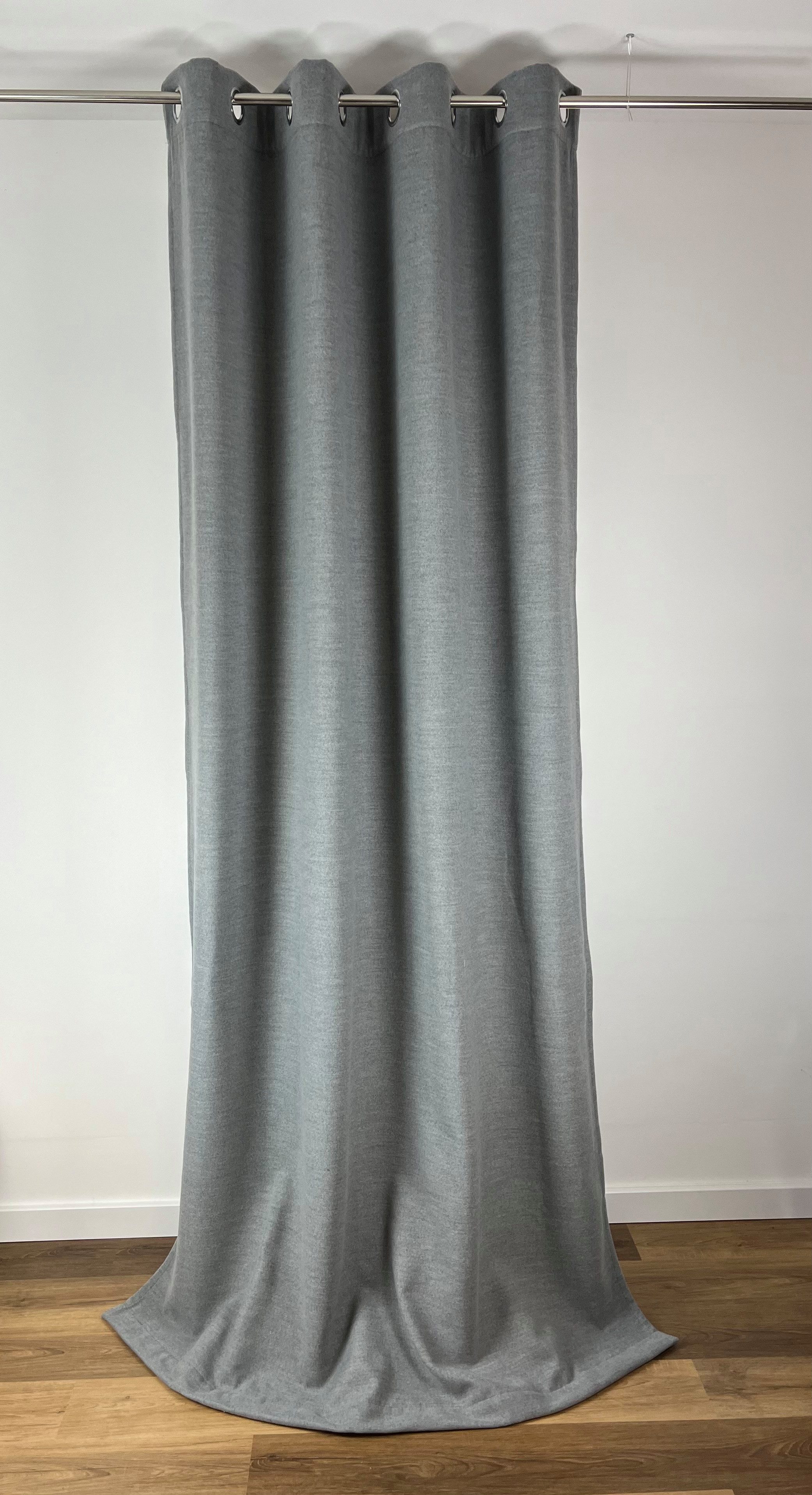 novumfix Vorhang Filzvorhang/Softfilz XXL Kälteschutz grau günstig online kaufen