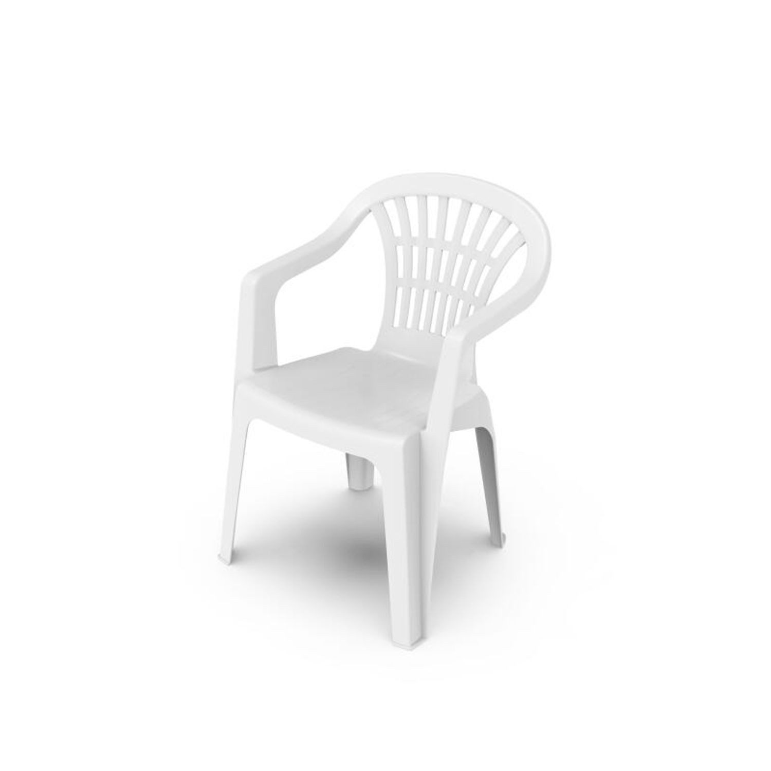 Ipae-Progarden Gartenstuhl Gartenstuhl Monoblock Lyra Weiß Stapelstuhl Bist günstig online kaufen