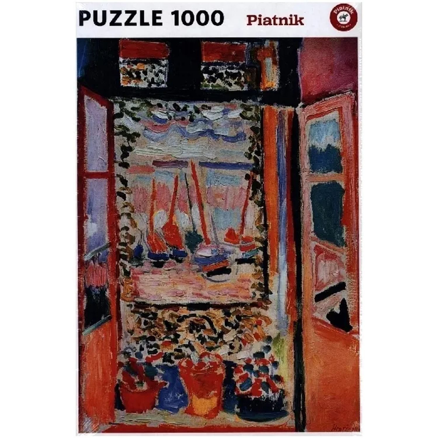 Piatnik Spiel Matisse - Offenes Fenster in Collioure - 1000 Teile Puzzle