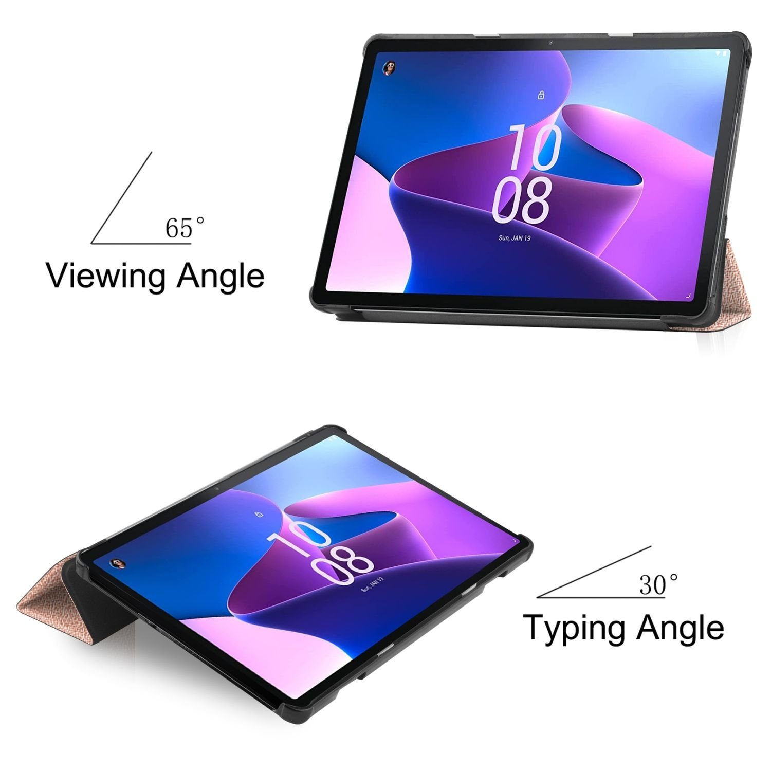 König Design Tablet-Hülle Lenovo Tab M10 (3rd Gen), Schutz Tablet Hülle für Lenovo Tab M10 (3rd Gen) Tasche 360 Grad Case Cover