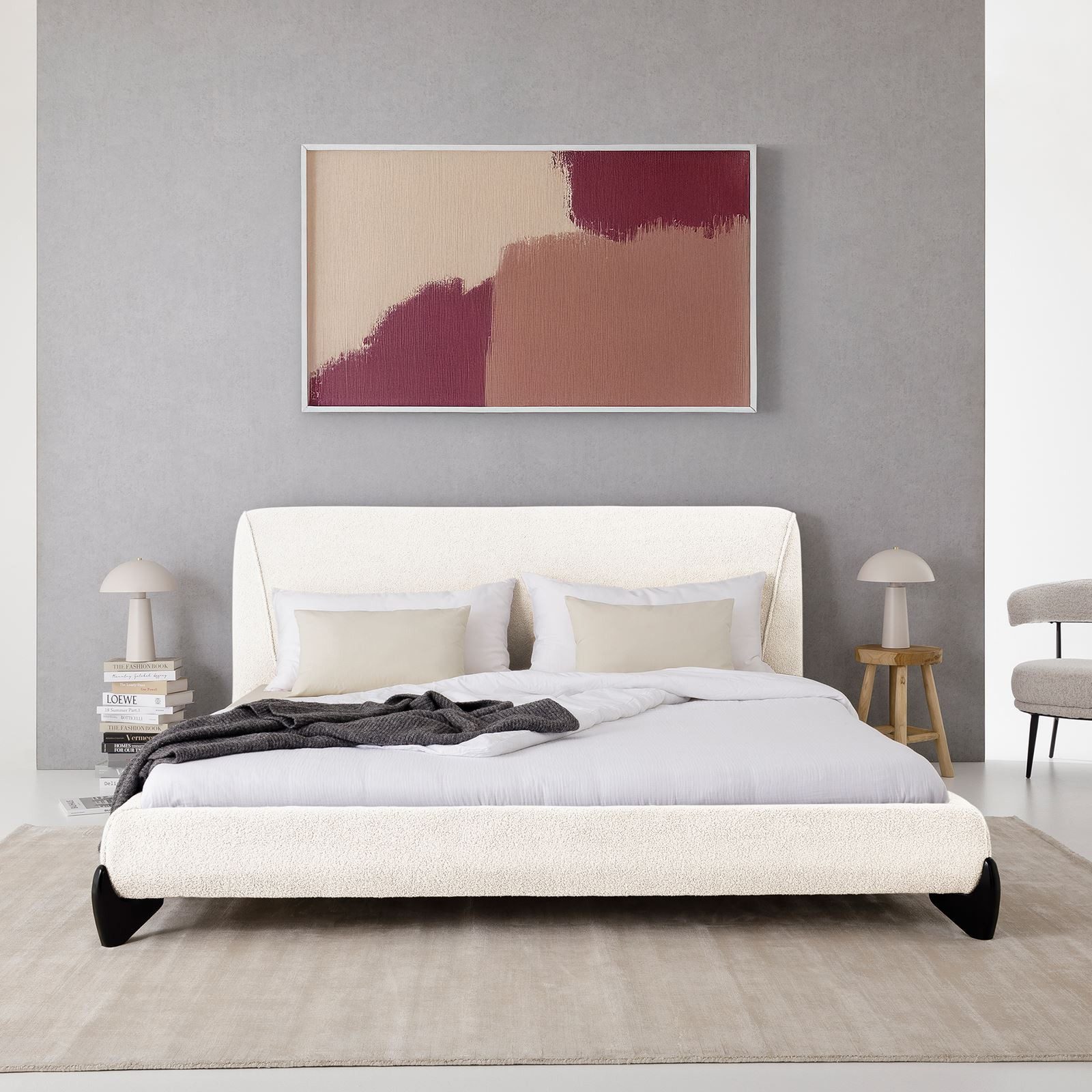 IDIMEX Polsterbett PATERNA, Doppelbett 180x200 cm mit Lattenrost und Polste günstig online kaufen
