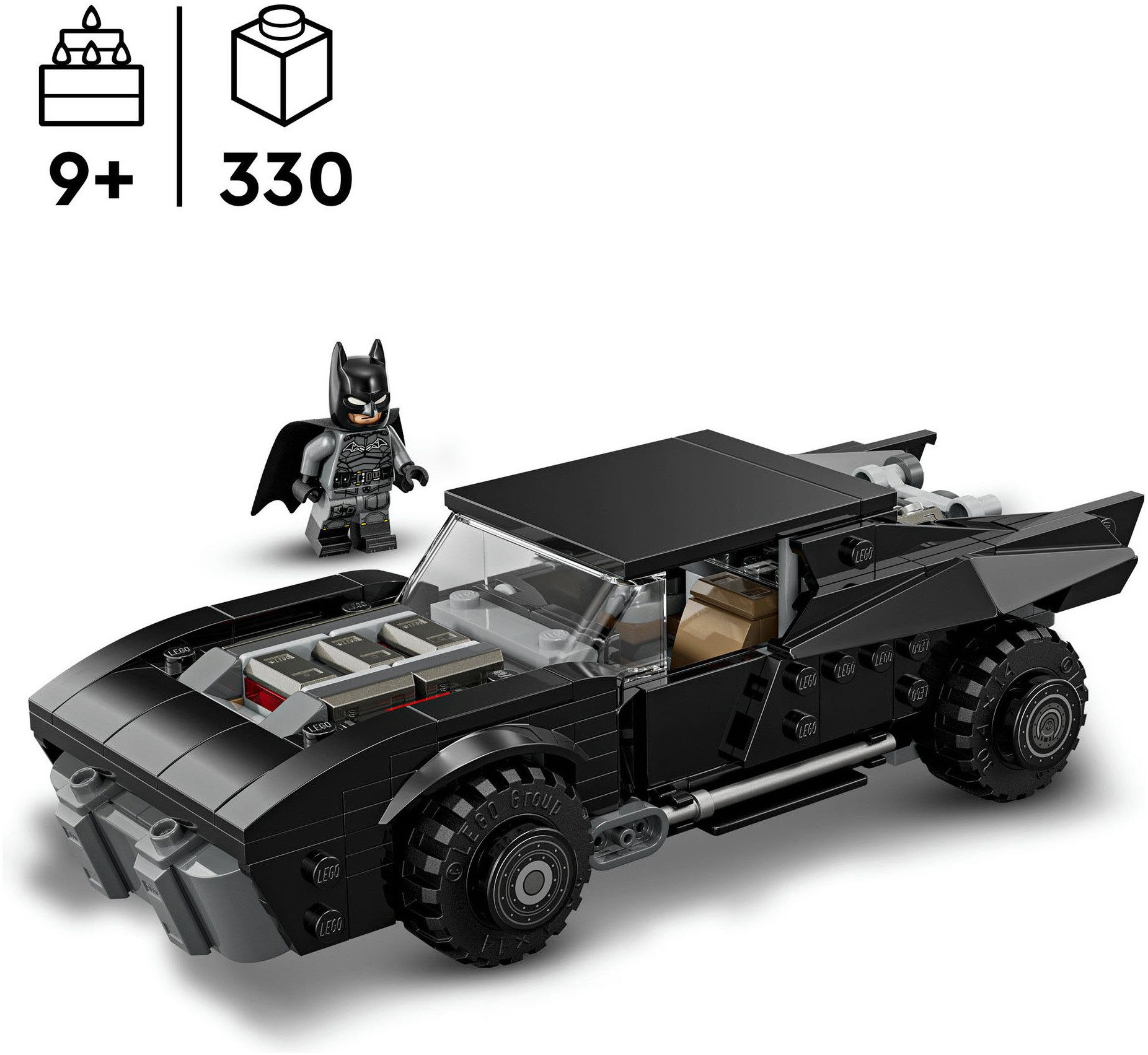 LEGO® The Batman: Batmobil (76332), LEGO Super Heroes Konstruktionsspielsteine, (330 St)