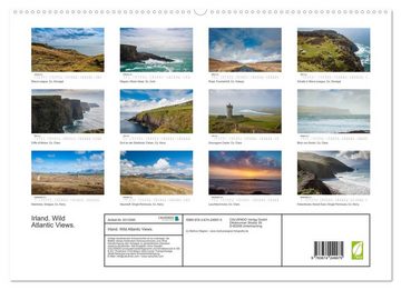CALVENDO Wandkalender Irland. Wild Atlantic Views. (Premium, hochwertiger DIN A2 Wandkalender 2023, Kunstdruck in Hochglanz)