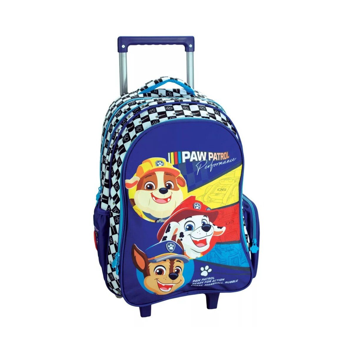 PAW PATROL Kinderrucksack Paw Patrol Racing rollende Schultasche, Tasche 46 cm (1-tlg)