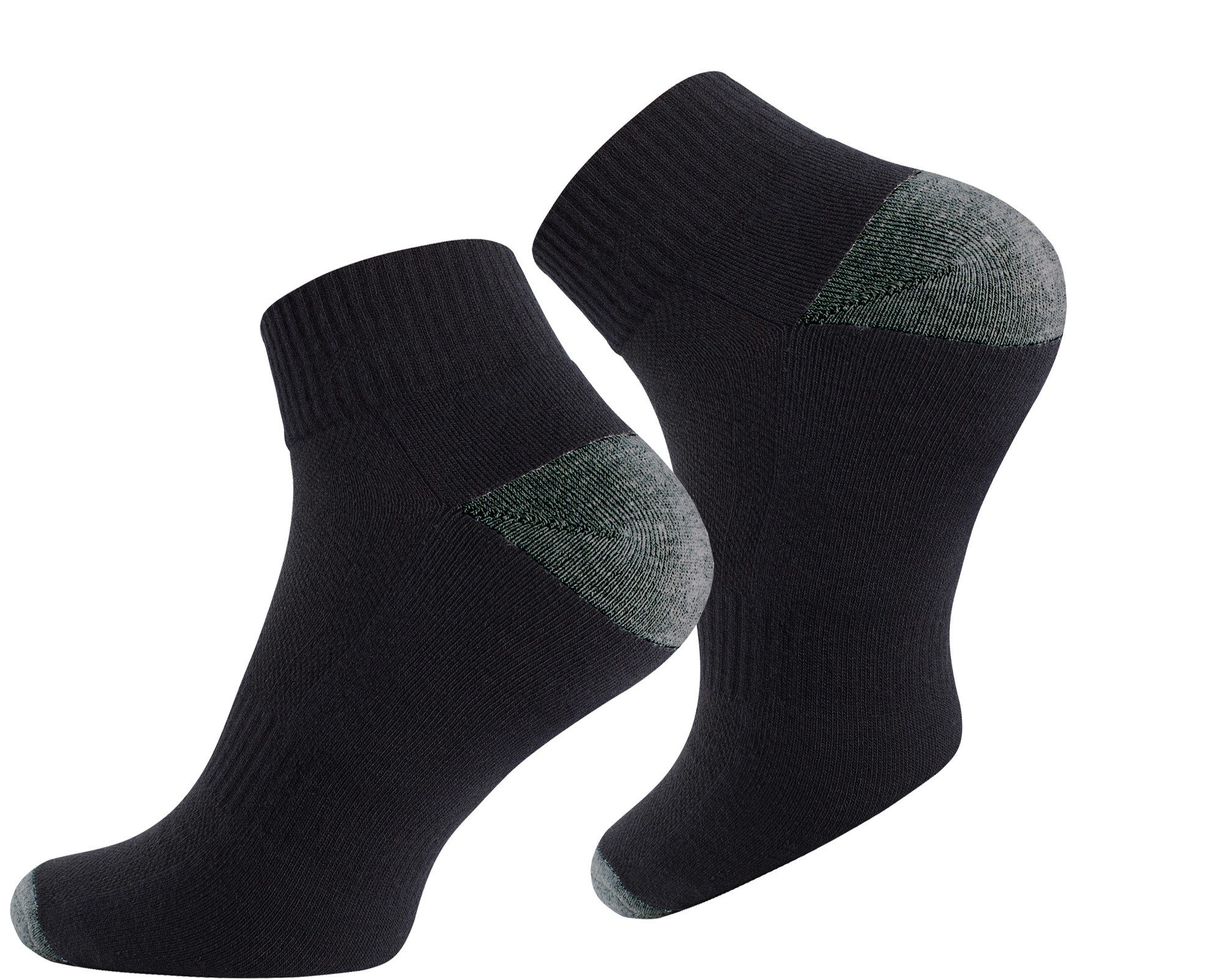 Stark Soul® Sportsocken 6 Paar Quarter Socken-Sportsocken mit Mesh-Strick und Frotteesole 6 Paar