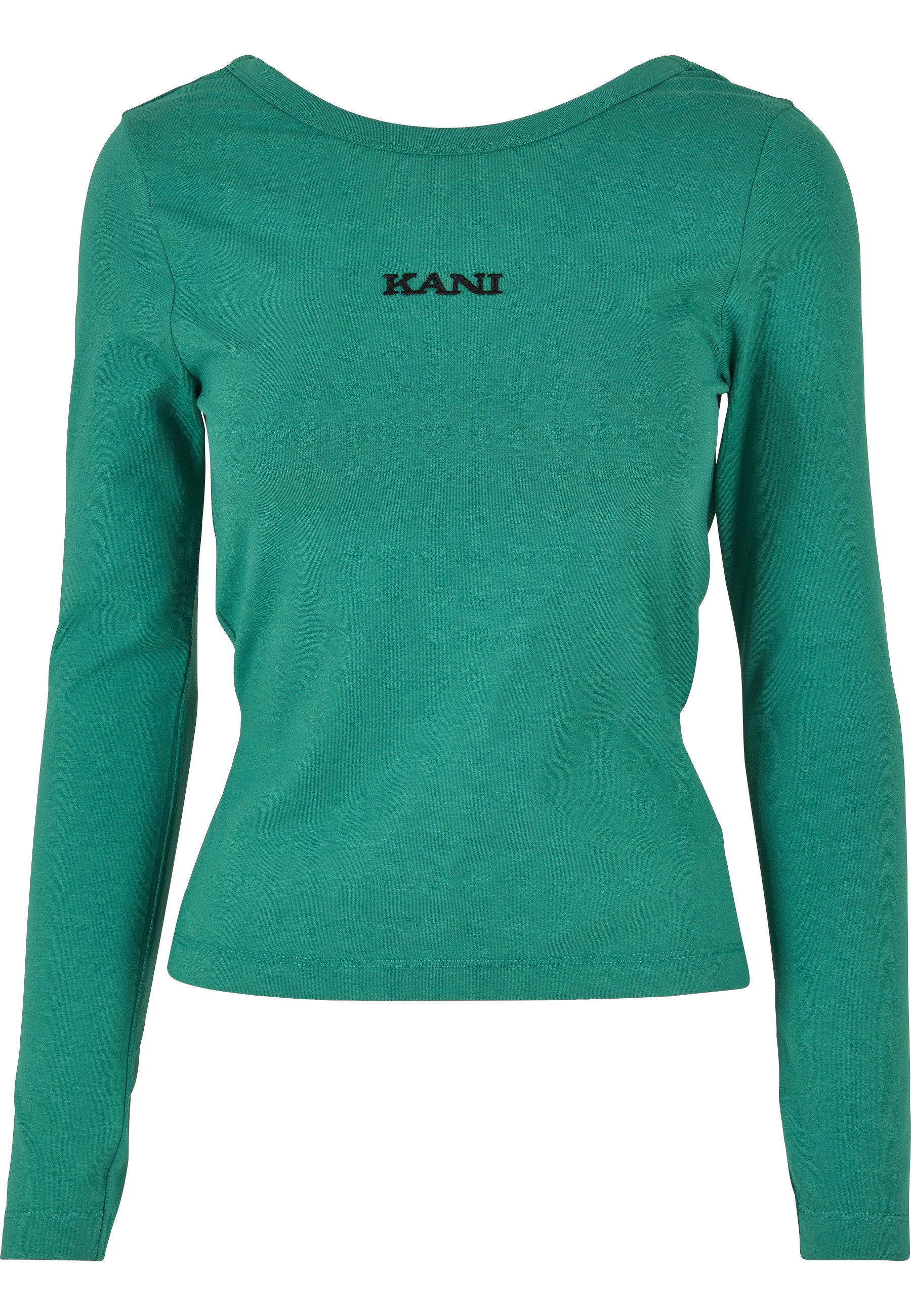 Karl Kani Longsleeve Karl Kani Damen KW231-017-1 KK Small Retro Laced LS green (1-tlg)